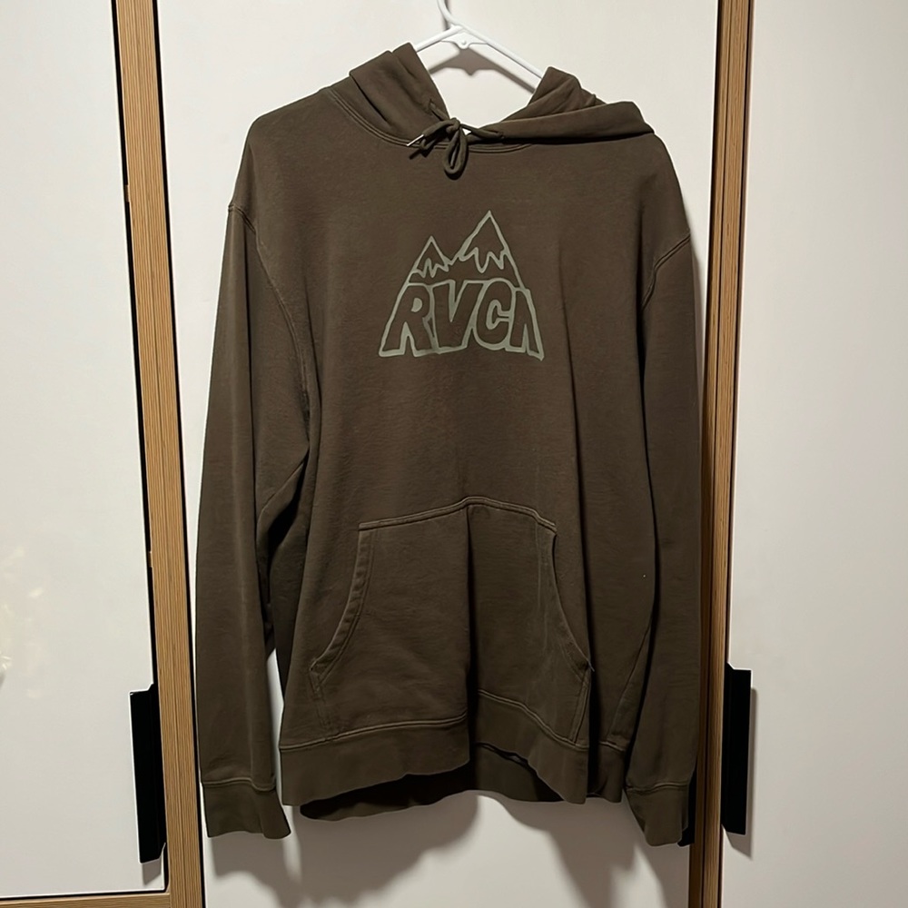 Men's RVCA Hoodie Olive Green